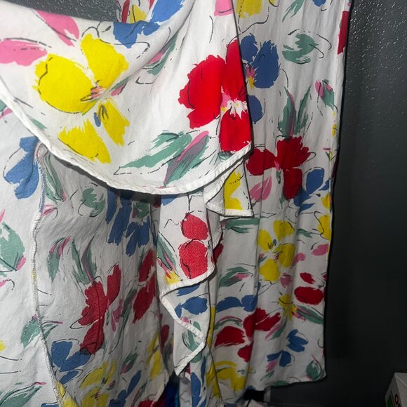 Share Rixo x Target Floral Puff Sleeve Midi Dress Size 2 - Picture 6 of 10